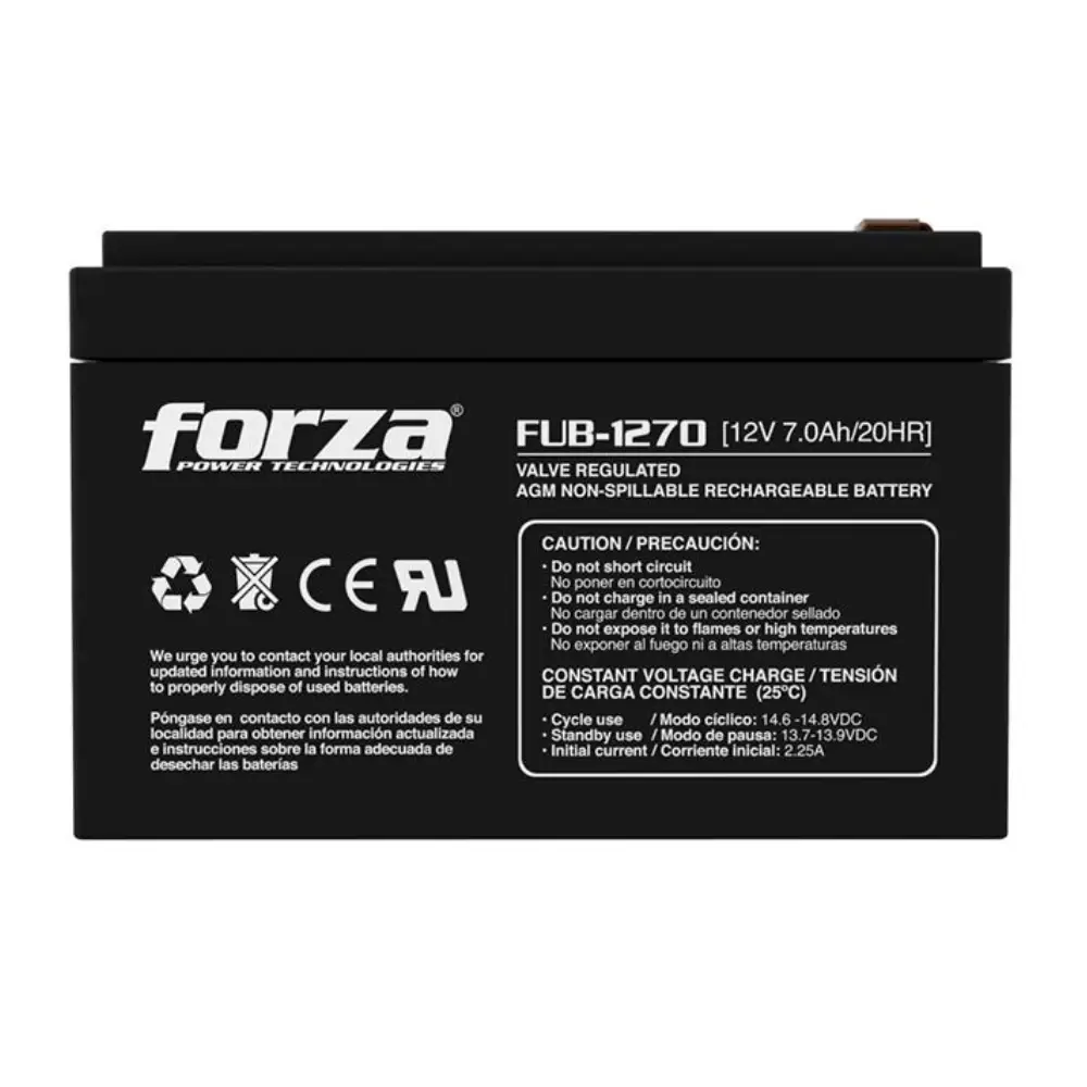 Bateria para UPS Forza FUB-1270 12V 7.0 Ah