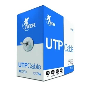 Caja de Cable UTP Cat 5 XTECH XTC220 Gris