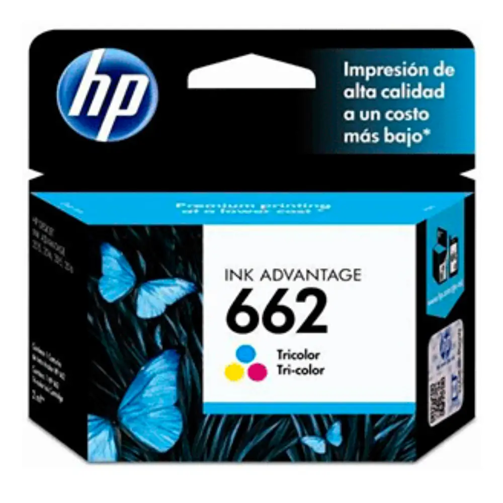Cartucho Original HP 662 Tricolor