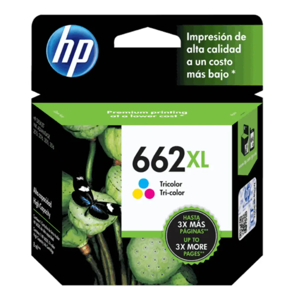Cartucho Original HP 662XL Tricolor