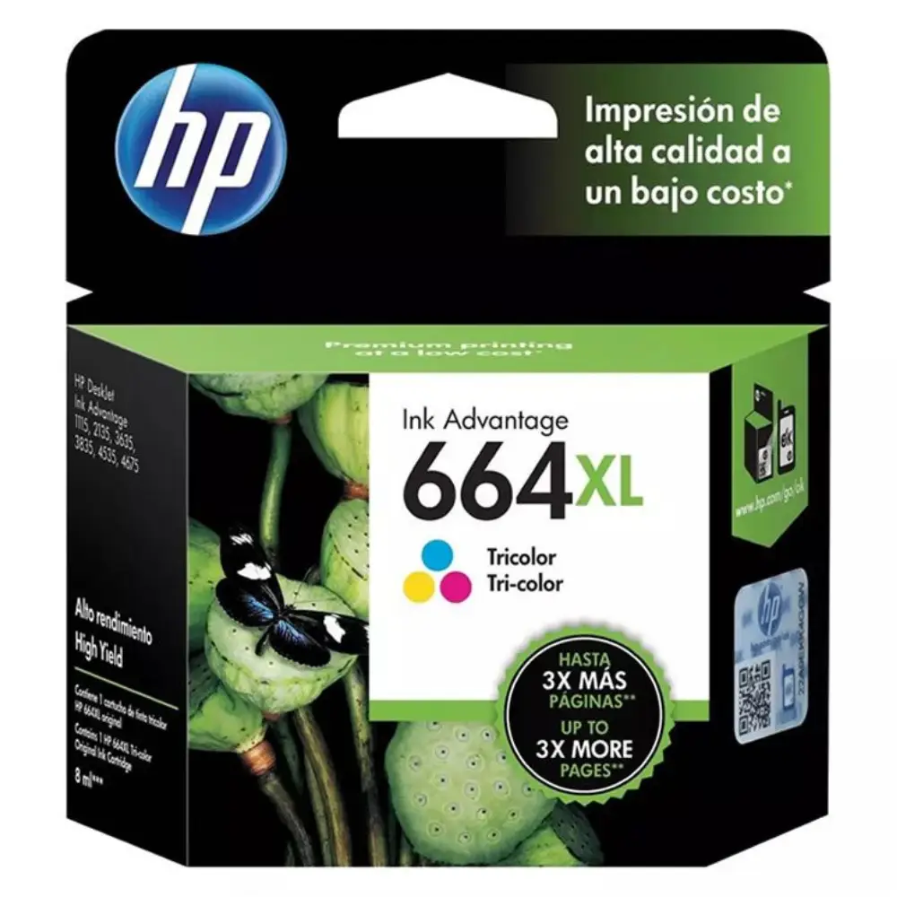 Cartucho Original HP 664XL Color