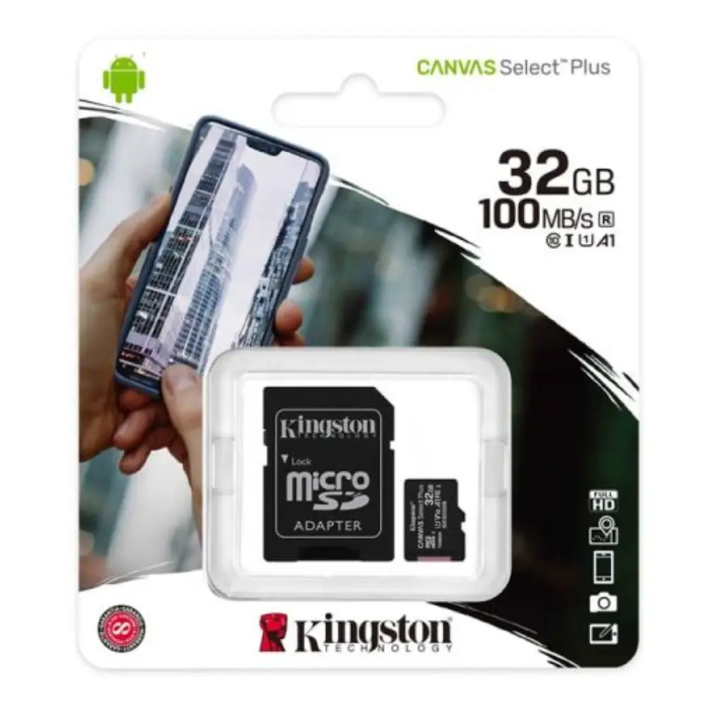 Memoria MicroSD KINGSTON Canvas Select Plus C10 32GB