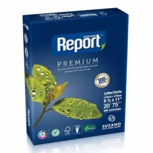 Resma de Papel Bond Report 75gms. Carta