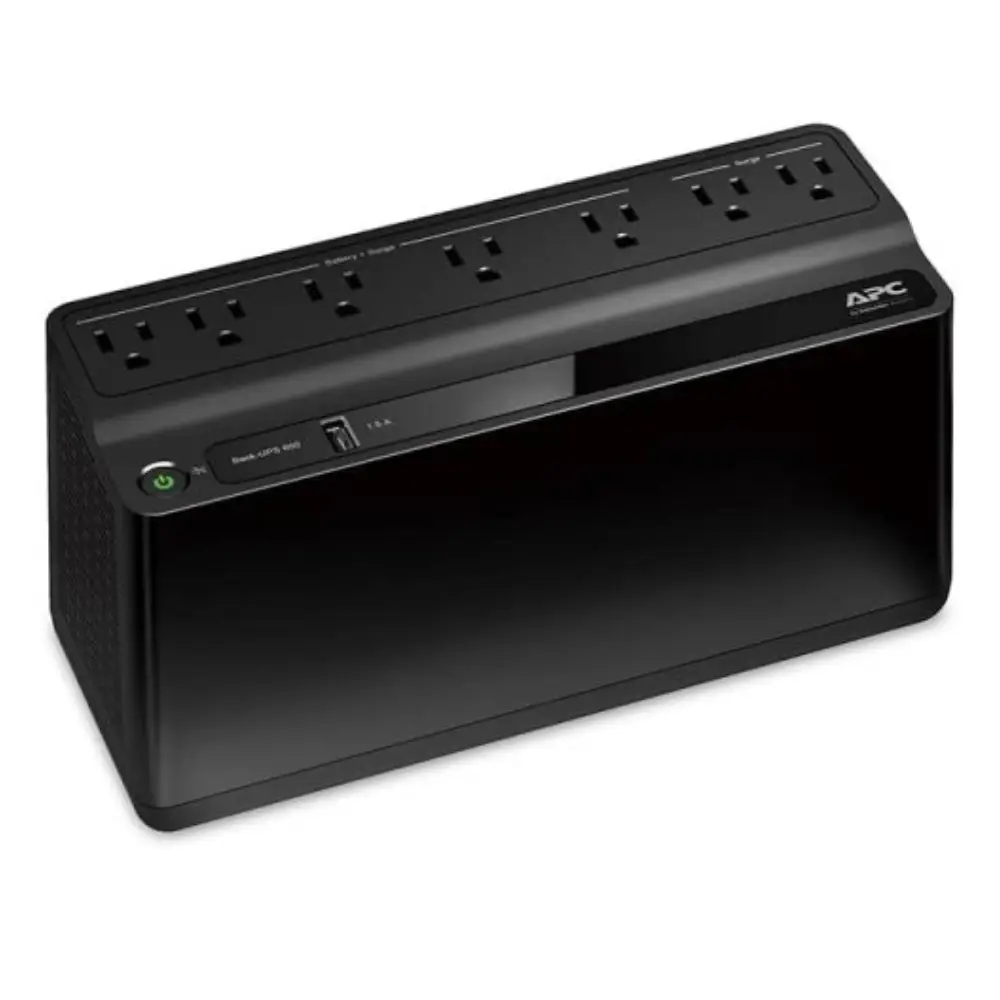 UPS APC BE600M1-LM 600VA, 330 Vatios _ 600VA, 7 tomas