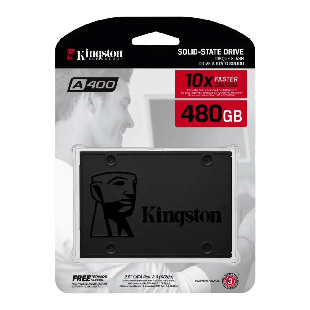 Disco Duro Estado Solido KINGSTON A400 480GB