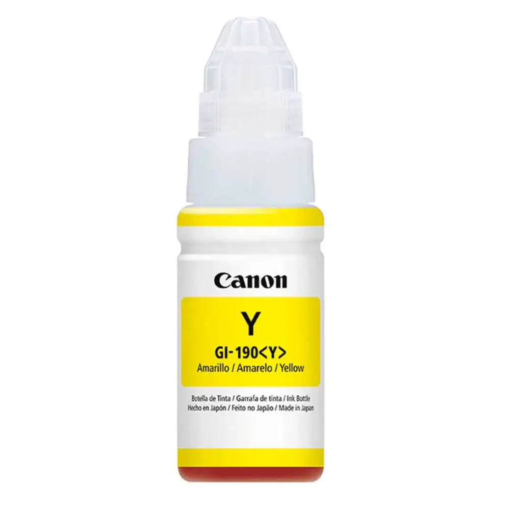 Tinta Original CANON GI-190 Amarillo 70ml