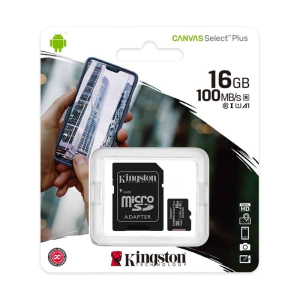 Memoria MicroSD Kingston SDHC Canvas 16GB