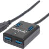 HUB 4 puertos USB 3.0 Manhattan 162296