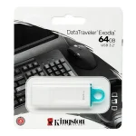 Memoria USB KINGSTON DTX EXODIA 64GB Blanco