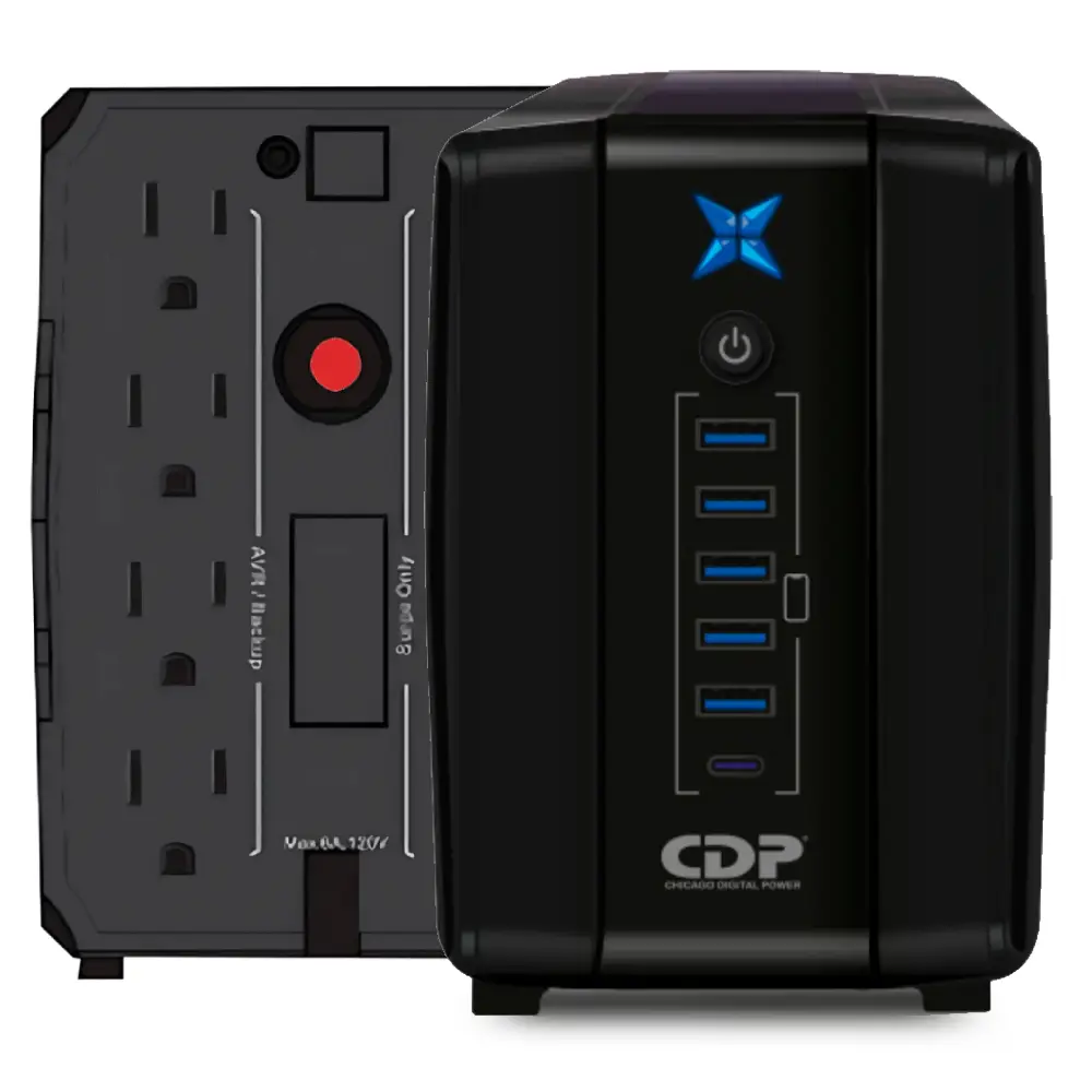 UPS CDP R-UPR758 750A_375W, 8 tomas