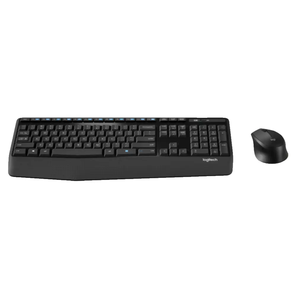 Combo de teclado y mouse Logitech Wireless Combo MK345