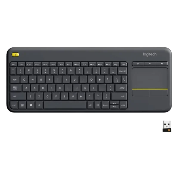 Teclado Logitech Wireless Touch Keyboard K400 Plus