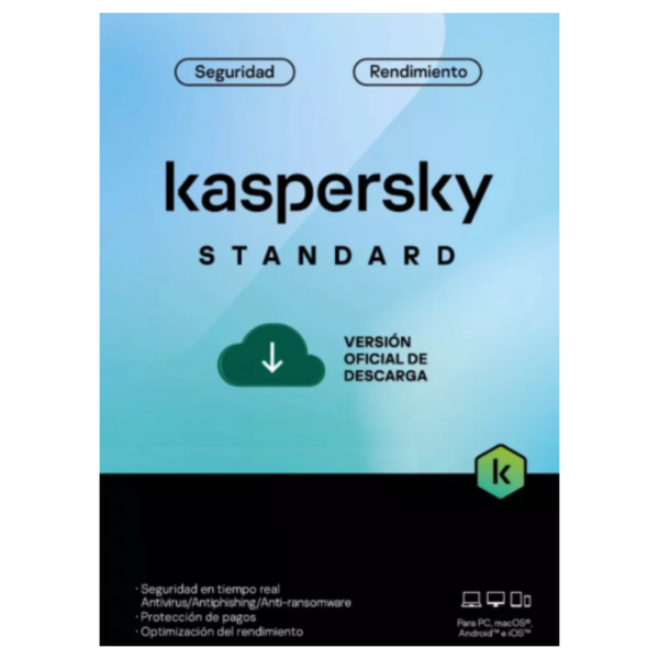 Antivirus Kaspersky Standad 10 Usuarios 1 Año ESD