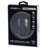 Cable Argom Tech Micro USB a USB 2.0 Metal 3.2pies_1Mt Gris ARG-CB-0026GR (1)
