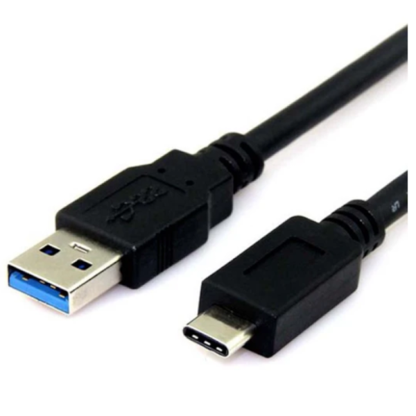 Cable USB 3.0 Tipo A a Tipo C Argom Tech 3pies_1Mt Negro ARG-CB-0041