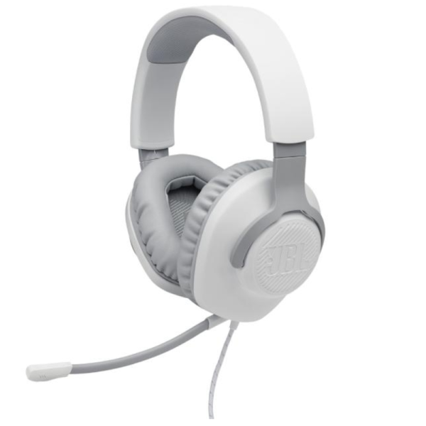 JBL Quantum 100 Audífonos Gaming 3.5mm Color blanco