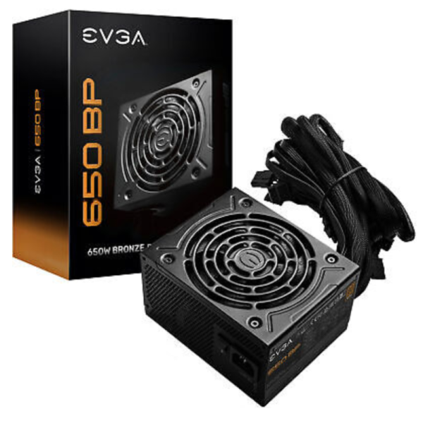 Fuente de Poder EVGA 650W 650 BP 80-BRONZE