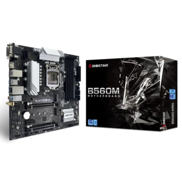 Motherboard Biostar B560MX-E Pro LGA 1200 11th & 10th Gen 4xDDR4 Micro-ATX (2)