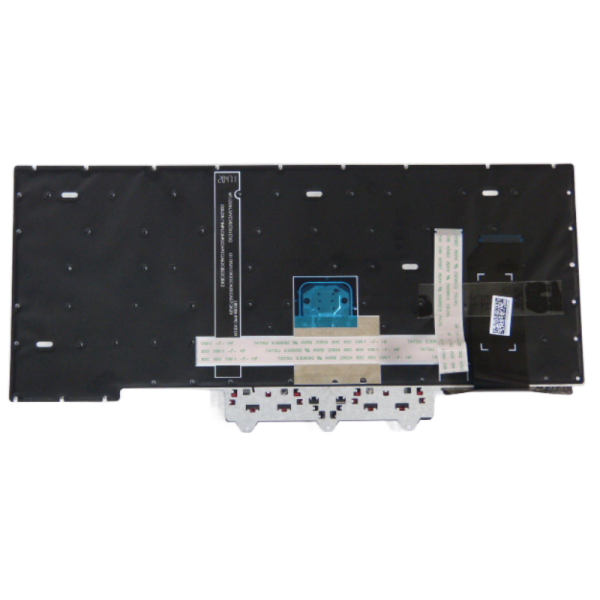 Teclado LENOVO Thinkpad E14 1a.Gen.2a.Gen., Negro, Ingles, Retroiluminado (Botones de Mouse Negros)