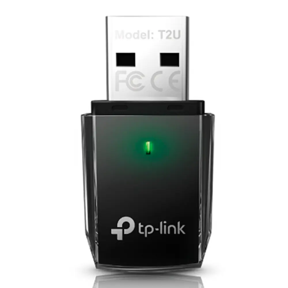 Adaptador de Red USB a Wi-Fi TP-Link T2U AC600 Doble Banda 600Mbps