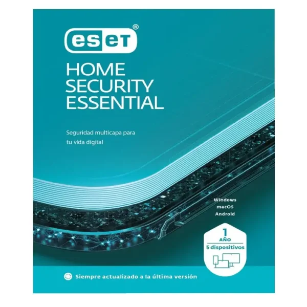 Antivirus ESET Home Security Essential 1 año 5 Equipos ESD