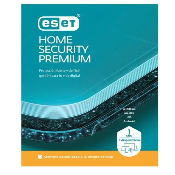 Antivirus ESET Home Security Premiun 1 año 3 Equipos ESD