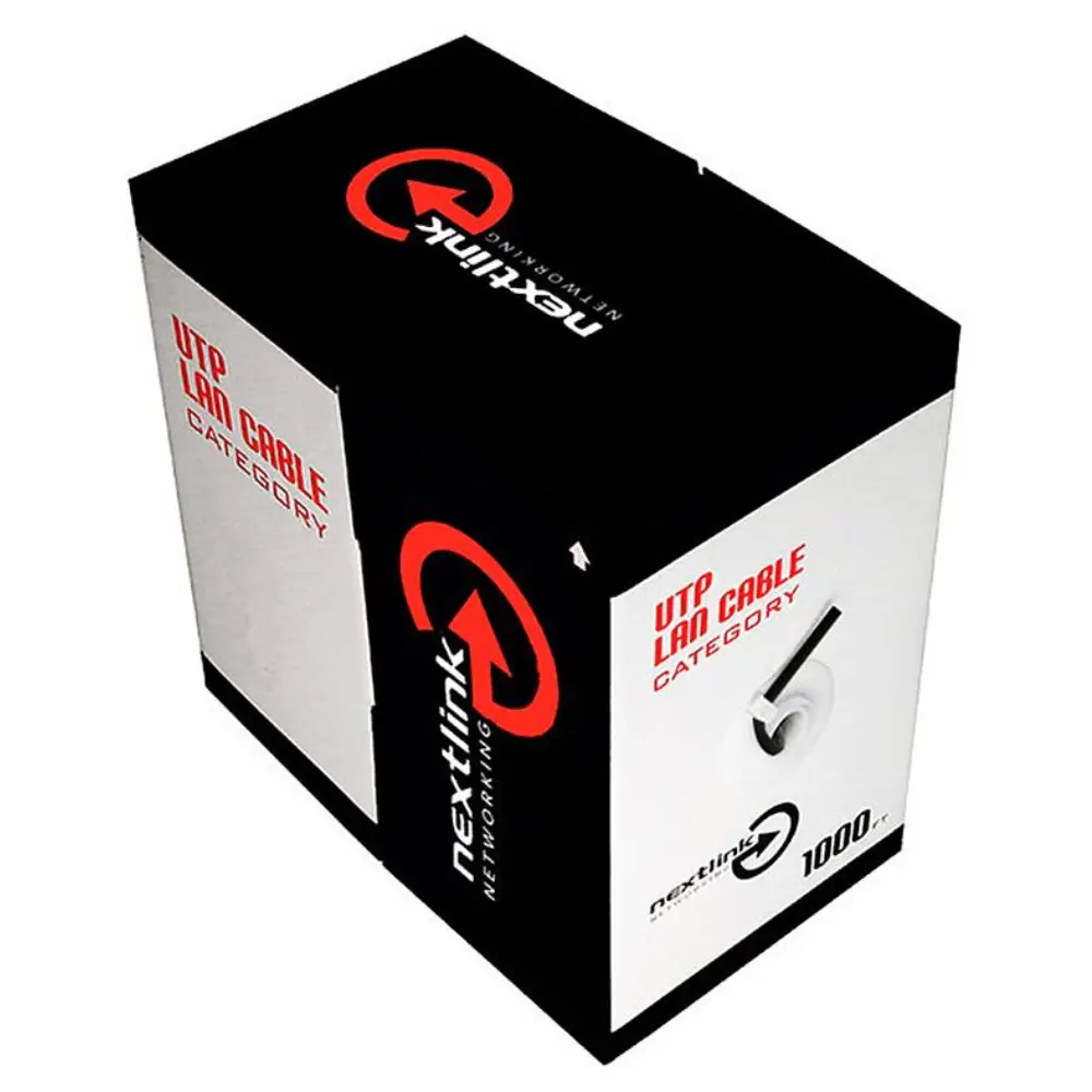 Caja de Cable UTP NEXTLINK Cat. 5E Exterior Negro