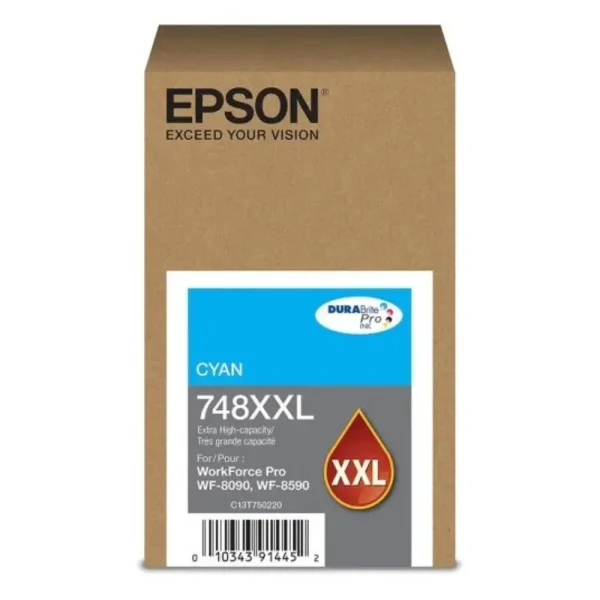 Cartucho Original Epson T748XXL220 Cian 69ml