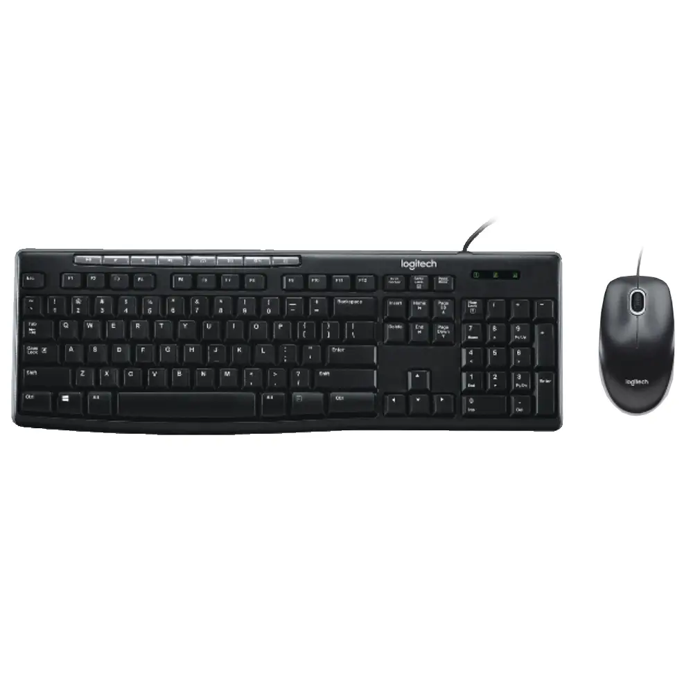Combo Teclado y Mouse LOGITECH MK200 USB (1)