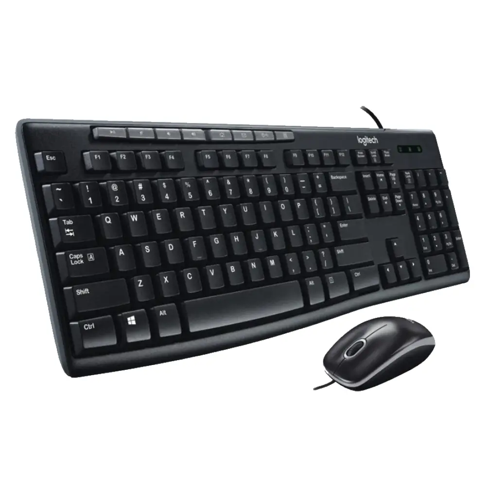 Combo Teclado y Mouse LOGITECH MK200 USB