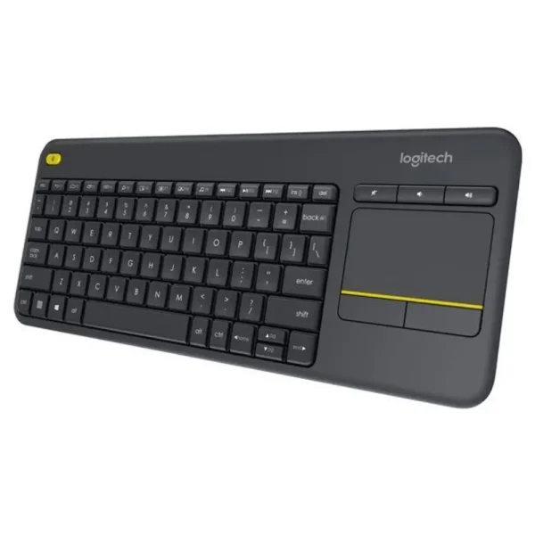 Teclado LOGITECH K400 Touch Plus USB Negro en Ingles