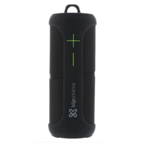 Klip Xtreme Bocina Bluetooth Vibe360 20W Negro con acentos verdes