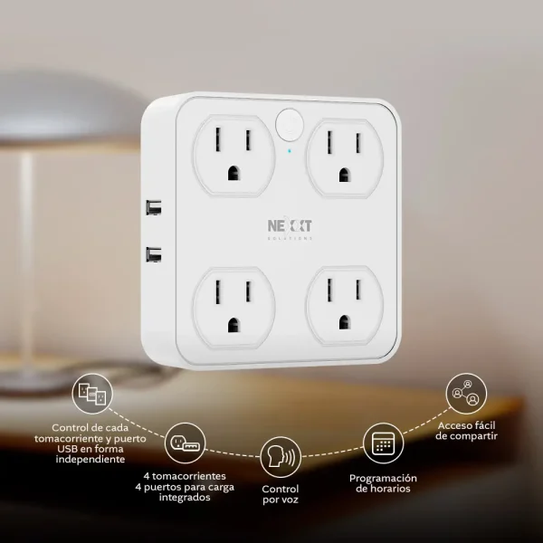 Protector de sobretensión inteligente Wi-Fi®
