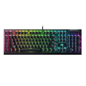 Teclado RGB Razer Blackwidow V4 X Interruptor Razer Green Gen-3 Idioma Inglés