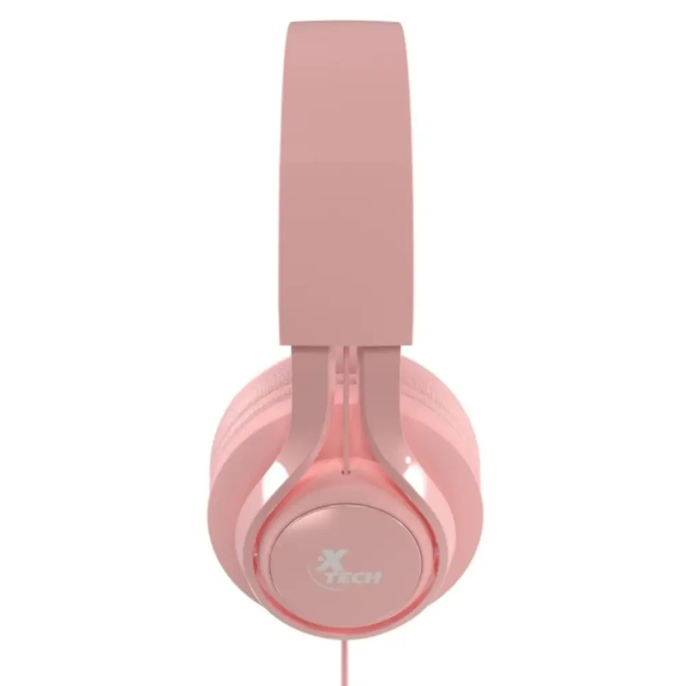 Xtech XTH-355 - Headphones With Microphone - Para Tablet _ Para Portable Electronics _ Para Cellular Phone - Wired - Cutie For Kids Pink