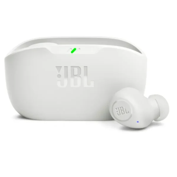 Audífonos Inalámbricos JBL Vibe Buds, Resistente Al Agua, Color Blanco