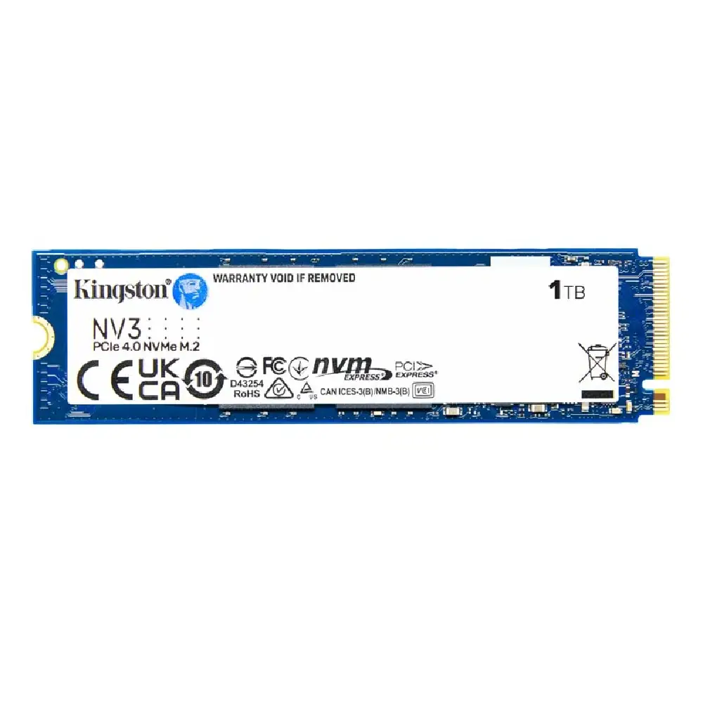 Disco Duro Estado Solido KINGSTON 1TB NV3 M.2 NVme PCIE 4.0