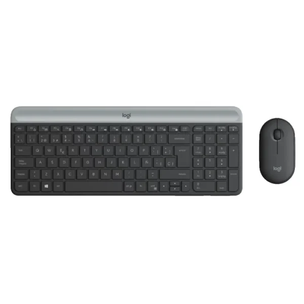 Combinación de teclado y mouse inalámbricos Slim Combo MK470