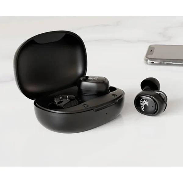 Xound _ Audífonos intraaurales con verdadera conexión inalámbrica y estuche de carga portátil XTH-701