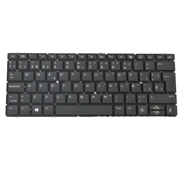 Teclado HP X360, 830, G6, Negro, Español, Retroiluminado (1)
