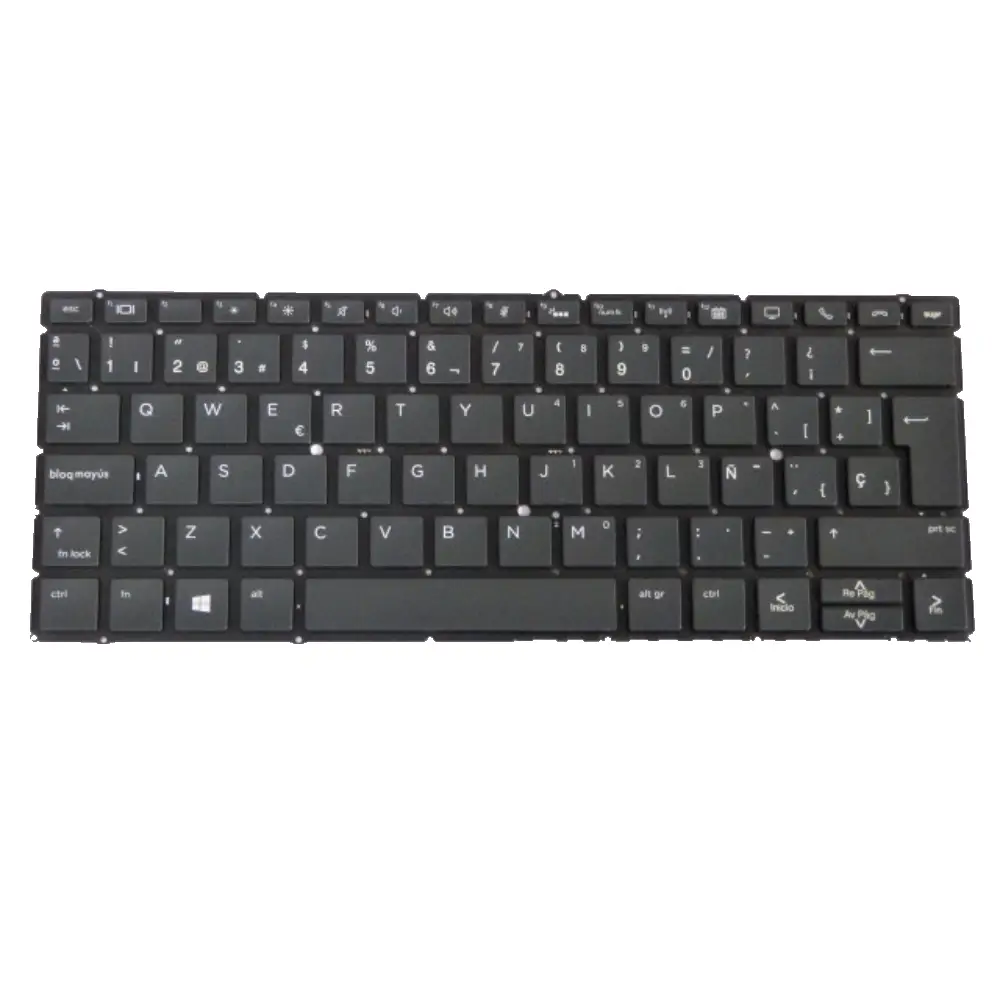 Teclado HP X360, 830, G6, Negro, Español, Retroiluminado (1)