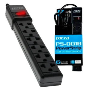 Regleta FORZA PS-001B 6 Tomas (1)